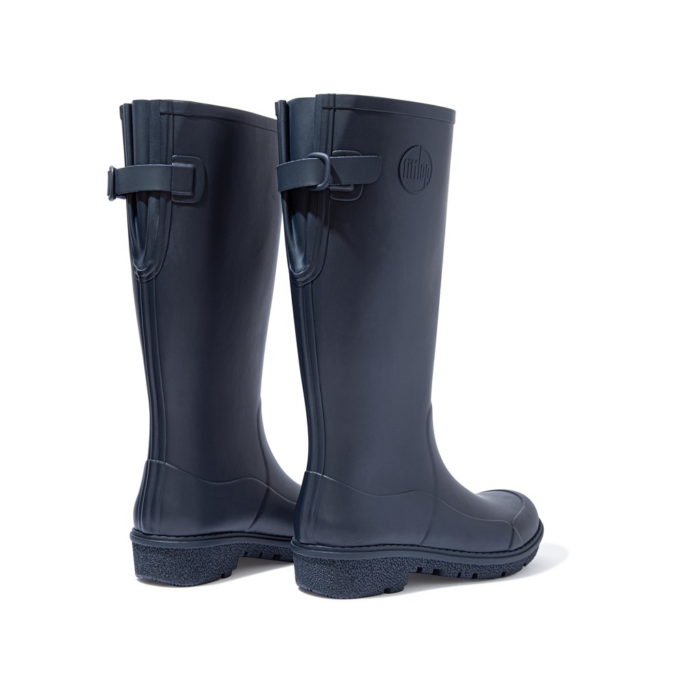 Fitflop Womens Boots - Wonderwelly Tall Rain - Navy - 716-WTOSEF